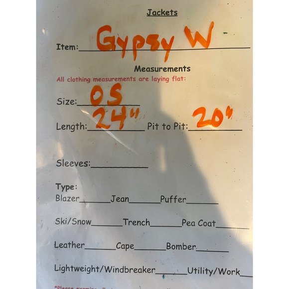 Gypsy Warrior UCLA Denim Jacket Stonewash Blue UCLA Spell Out Women Size OS - Picture 5 of 5